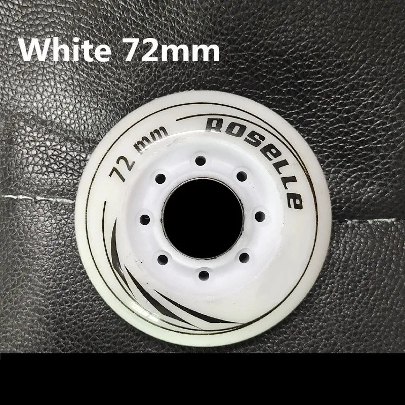 8 pcs/set 80mm 76mm 72mm 90A Rollers Inline Skates Slalom Skates Wheel For Adult Powerslide Patines skating Roller Wheels ABEC-7