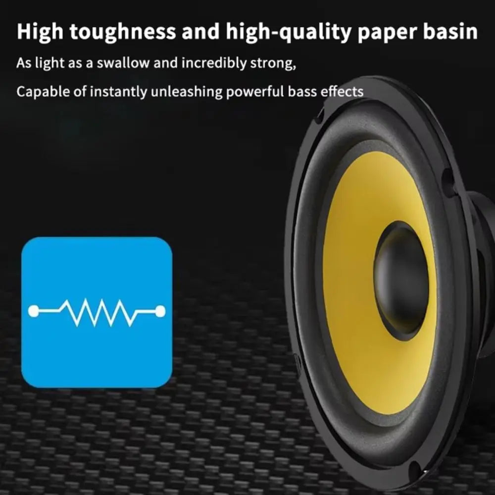 5/6/8/10 Inch Car Bass Speaker HiFi Music Full Range Frequency DIY Audio Speakers Coaxial Subwoofer Universal Car Subwoofer