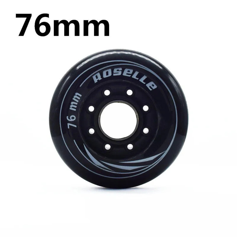 8 pcs/set 80mm 76mm 72mm 90A Rollers Inline Skates Slalom Skates Wheel For Adult Powerslide Patines skating Roller Wheels ABEC-7