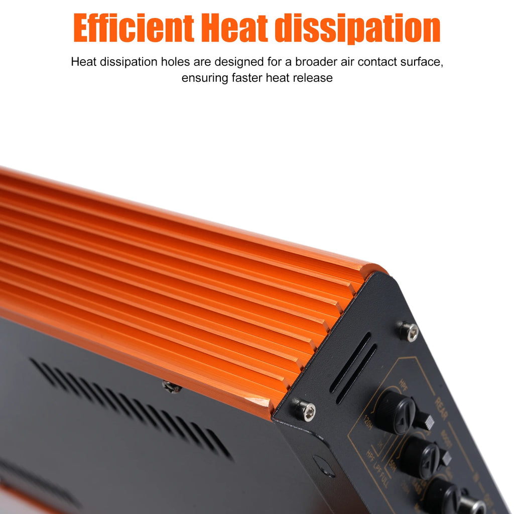 12 V Car Audio Wudi Audio Systems 4 Channel Car Amplifier 4x100W 4-16 Ohm Stable Audio Power Amplifier Premium Aluminum Alloy