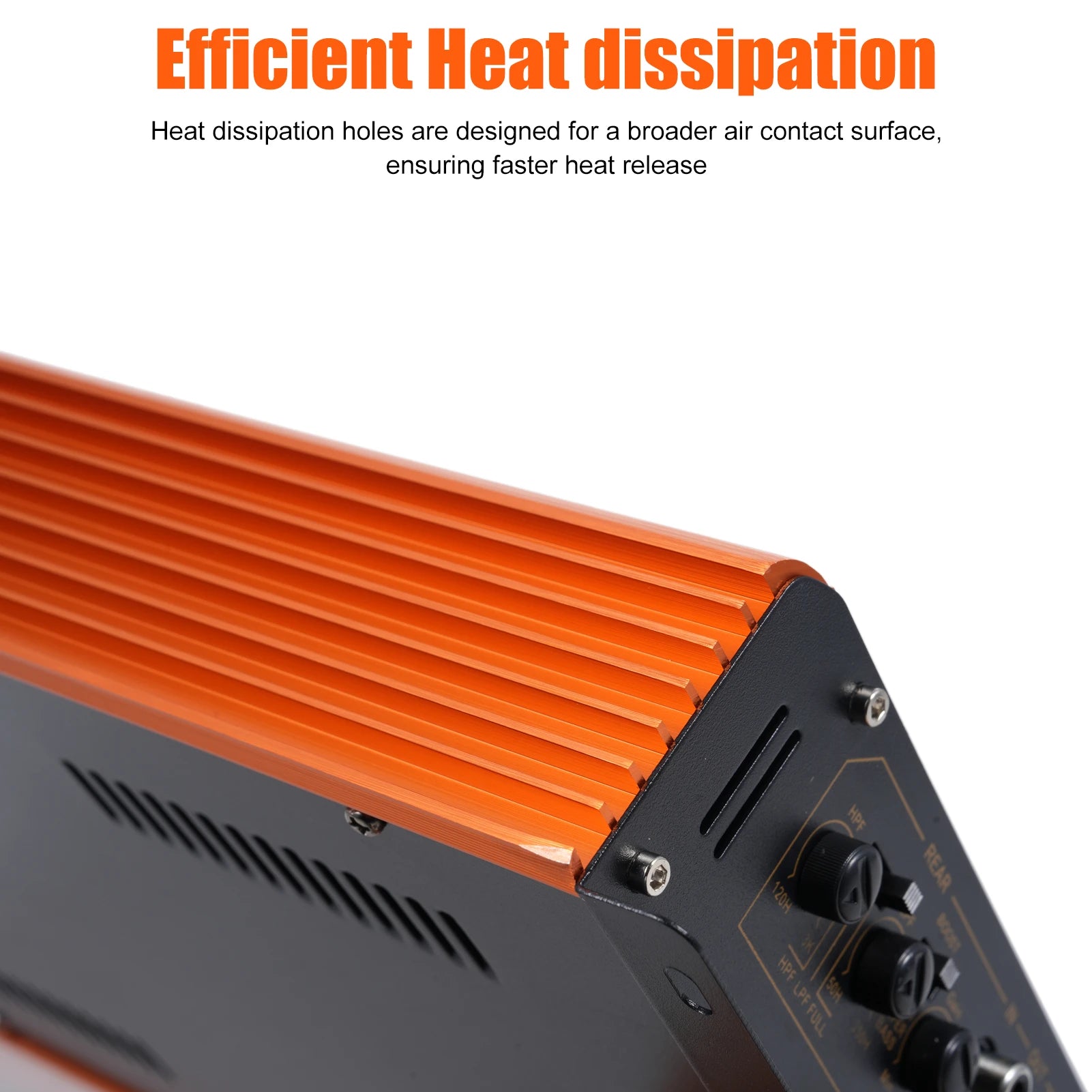 12 V Car Audio Wudi Audio Systems 4 Channel Car Amplifier 4x100W 4-16 Ohm Stable Audio Power Amplifier Premium Aluminum Alloy