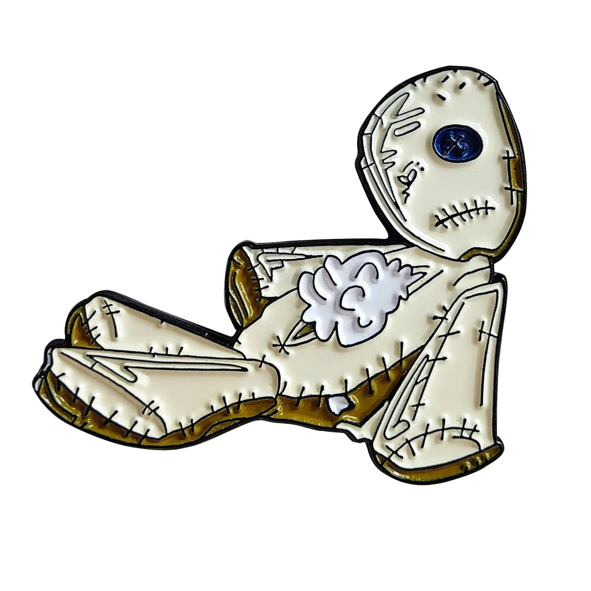 Fashion Band Rock Korn Brooches Badges Metal Enamel Lapel Pins Brooches Jewelry Accessories