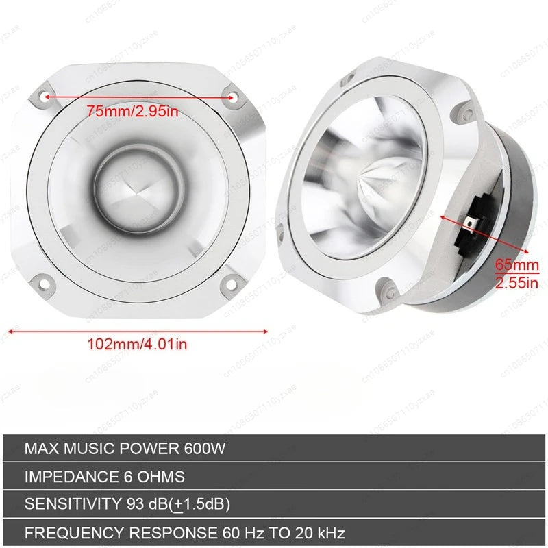 Car Tweeters MK-4.1, High-Frequency Speakers for Car Audio Upgrade, Component Tweeter Set