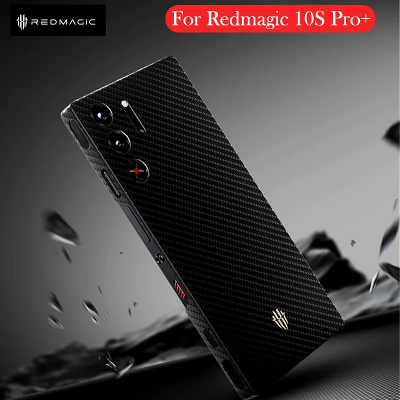 Original Kevlar Magnetic Case For Redmagic 10 10S Pro Pro+ Carbon Fibre Back Cover Case for ZTE Redmagic 10 10s Pro Plus
