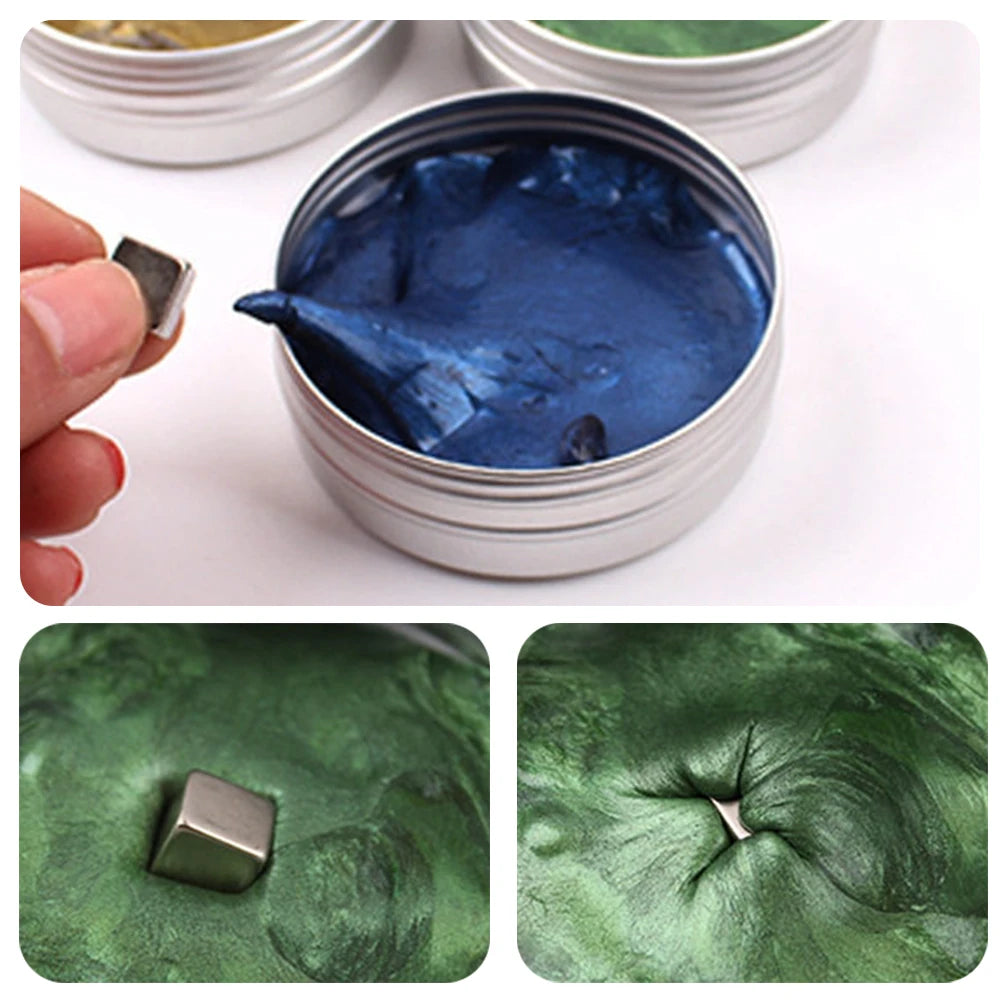 Magnetic Putty Slime Gravity Defying Magnet Toy Black Tech Science Kit Educational Fidget Toy For Elementary School Students