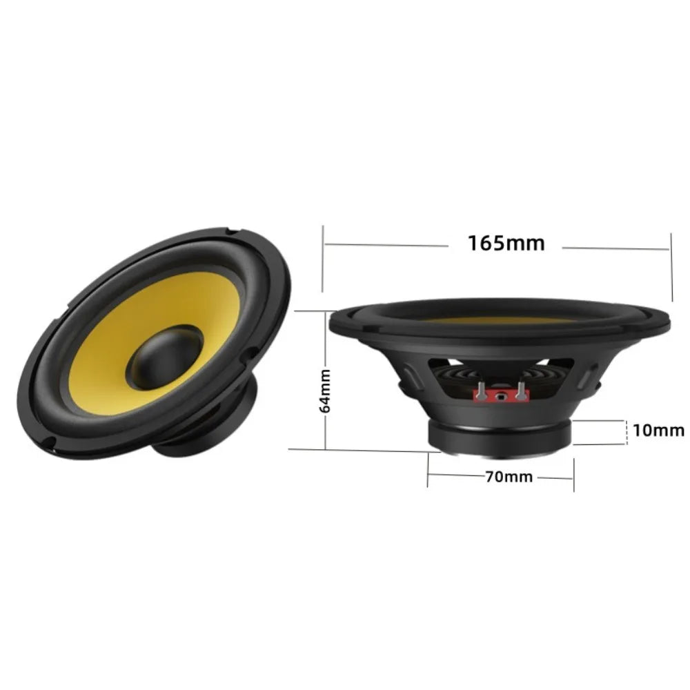 5/6/8/10 Inch Car Bass Speaker HiFi Music Full Range Frequency DIY Audio Speakers Coaxial Subwoofer Universal Car Subwoofer