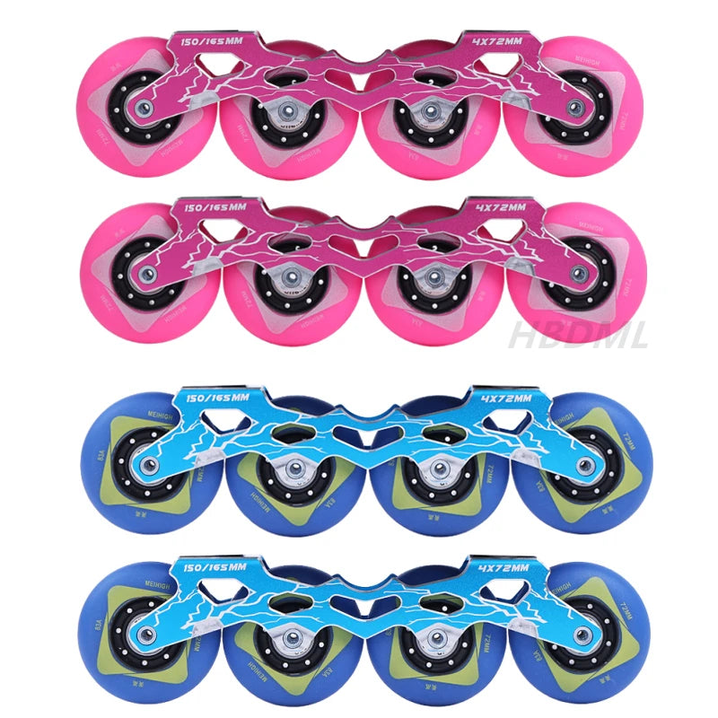 Roller Skate Wheel 62/64/68/70/72/76/80mm Inline Skates Rock Fancy Wheel PU Tyres Wear-resistant 83A/85A/90A/93A Bearing