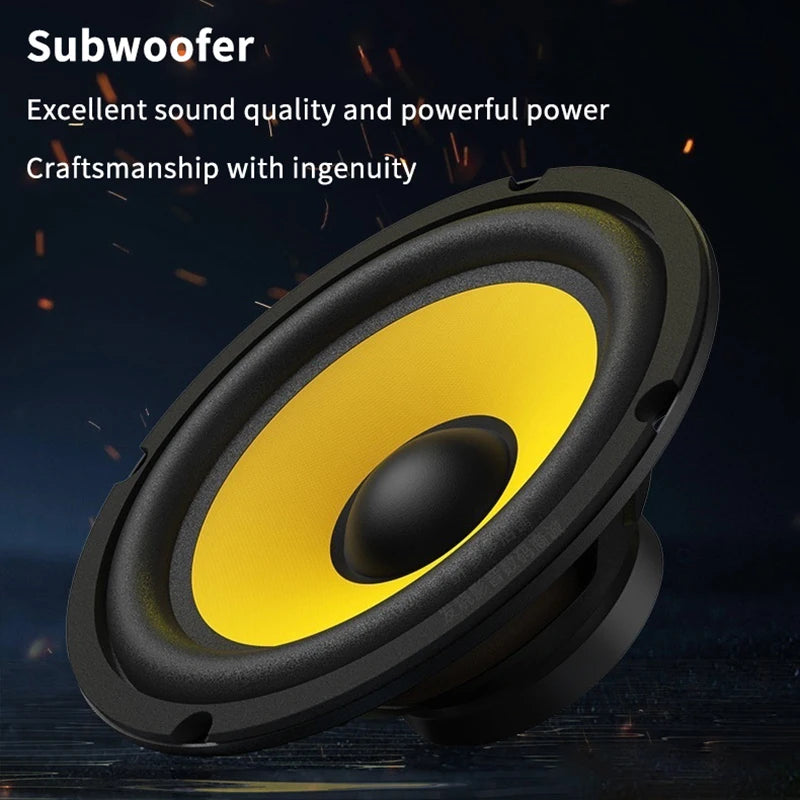 5/6/8/10 Inch Car Bass Speaker Coaxial Subwoofer HiFi Music Full Range Frequency Car Stereo Speaker For Universal Car Home Audio