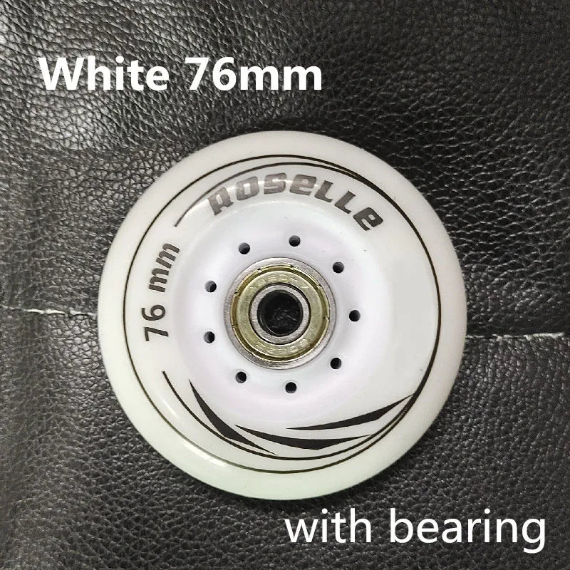 8 pcs/set 80mm 76mm 72mm 90A Rollers Inline Skates Slalom Skates Wheel For Adult Powerslide Patines skating Roller Wheels ABEC-7
